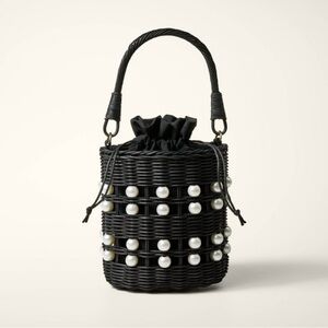 Kate Spade New York X Target Pearl Embellished Basket Bucket Bag